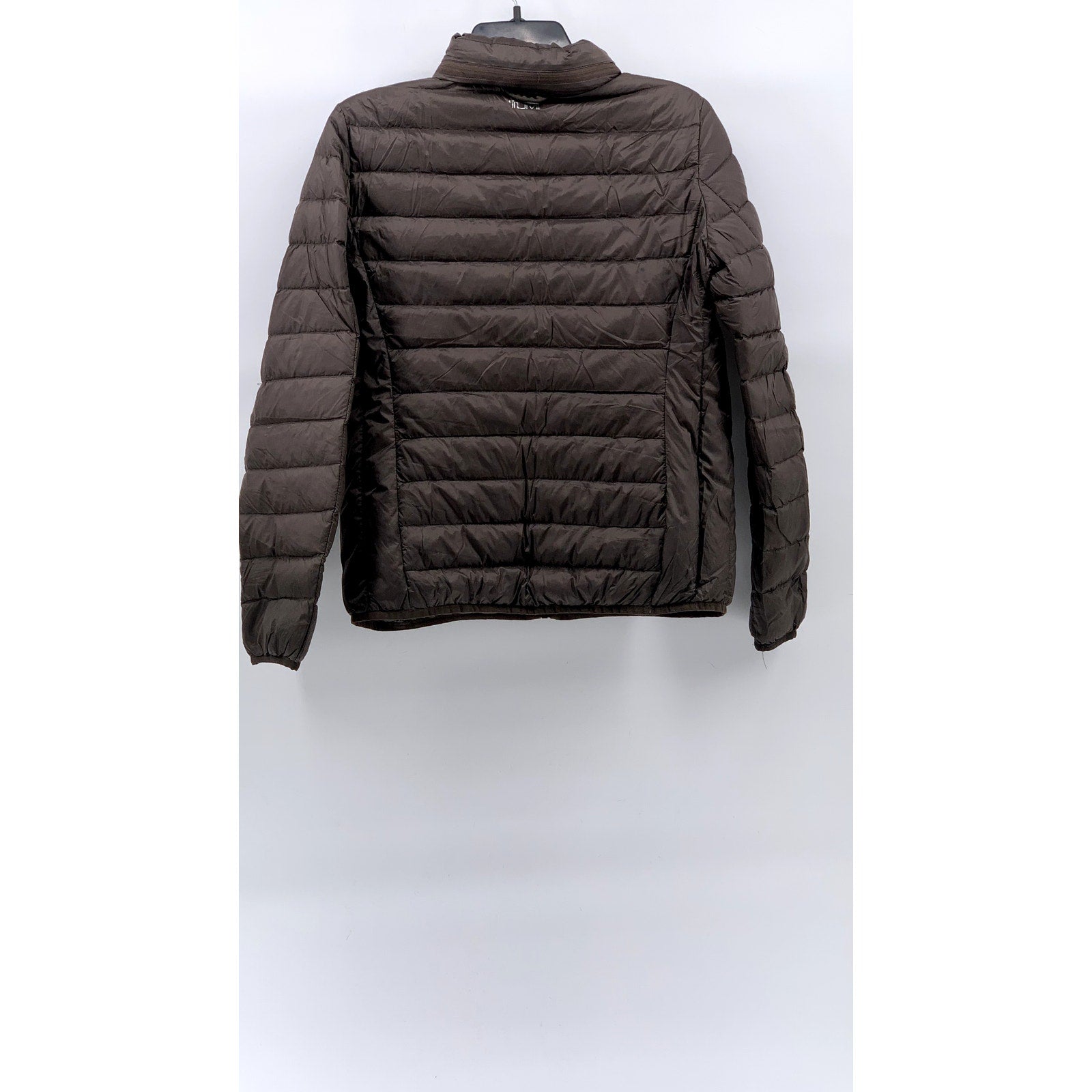 TUMI PAX Men's Brown Zip-Up Packable Puffer Jacket SZ S