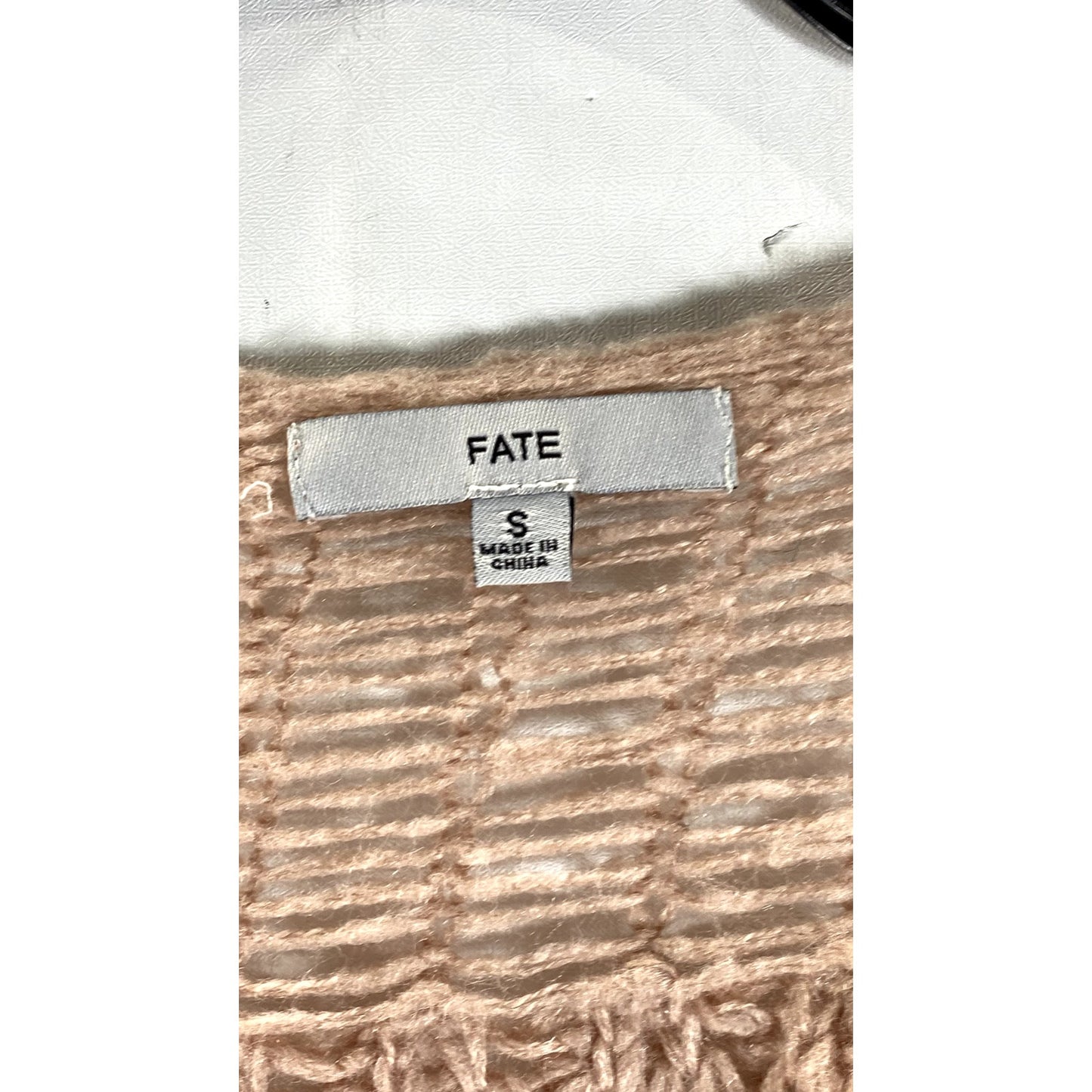 FATE Women's Brown Knit Pullover Sweater SZ S