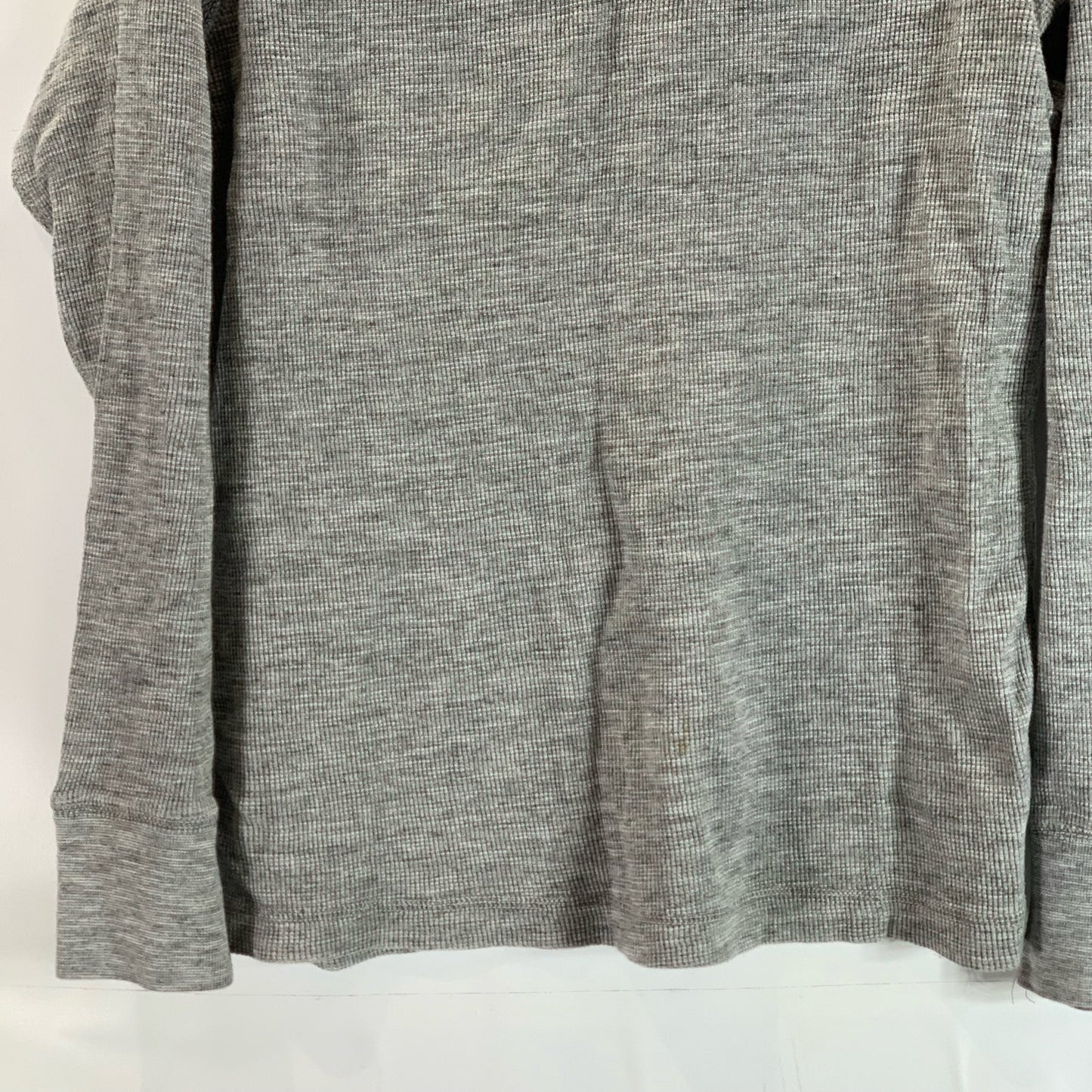 AMERICAN EAGLE OUTFITTERS Men's Gray Crewneck Vintage-Fit Thermal Shirt SZ L