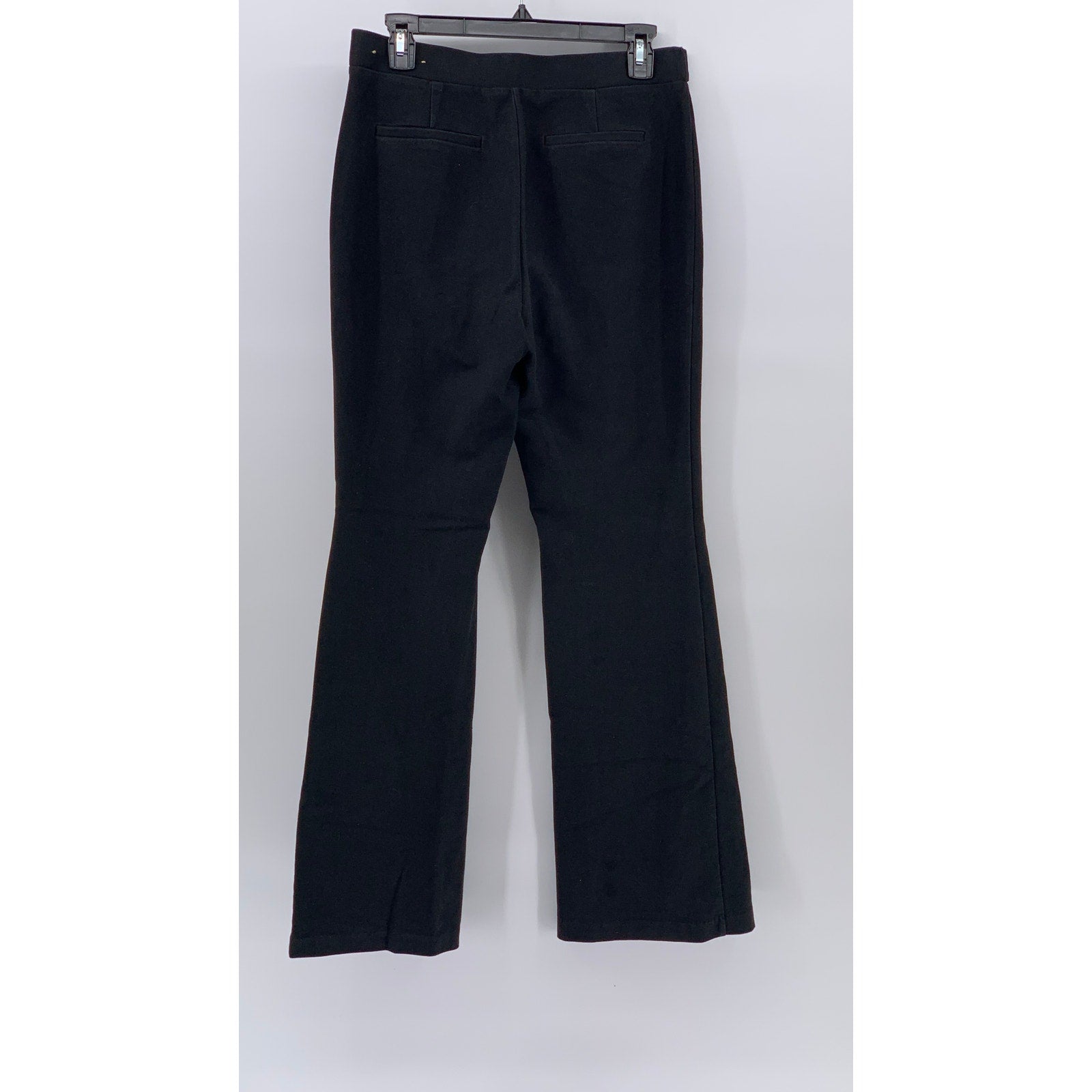 MICHAEL MICHAEL KORS Women's Black Striped Wide-Leg Pull-On Pants SZ M