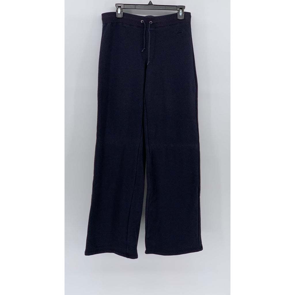 NAUTICA JEANS COMPANY Women's Vintage Navy Wide-Leg Relaxed-Fit Sweatpants SZ S