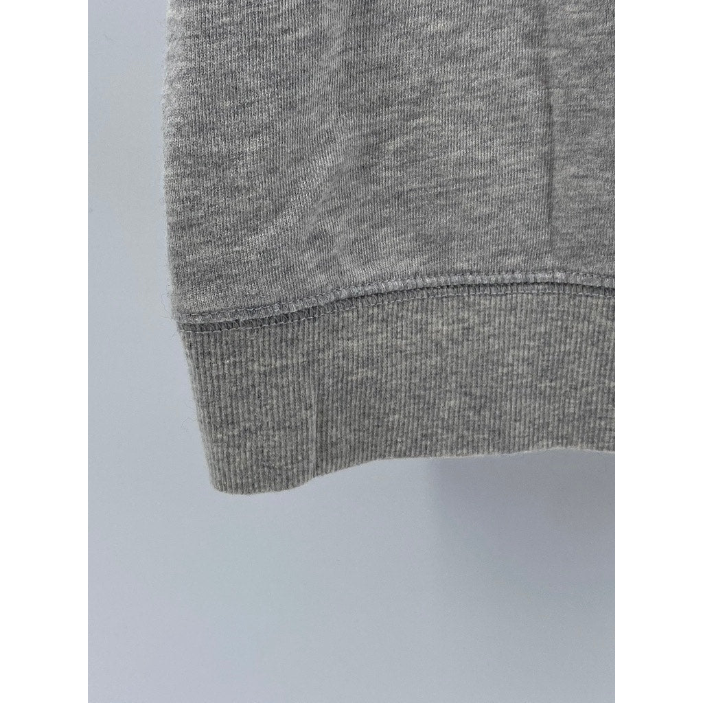 STUDIO COLLECTION BY DAVID LERNER Women's Gray Smiley Short Sleeve Top SZ M