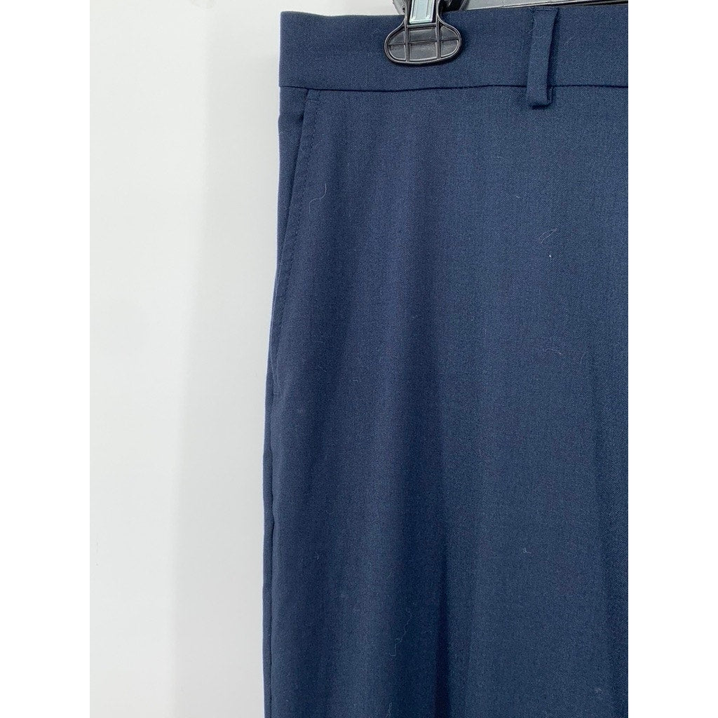 DOCKERS Men's Blue Solid Slim-Leg Performance Stretch Pants SZ  38X30