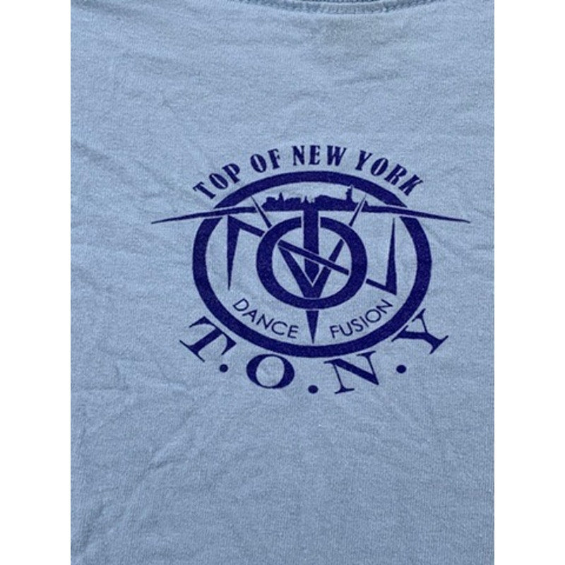 GILDAN Men’s Light Blue Graphic Short Sleeve T-Shirt SZ L