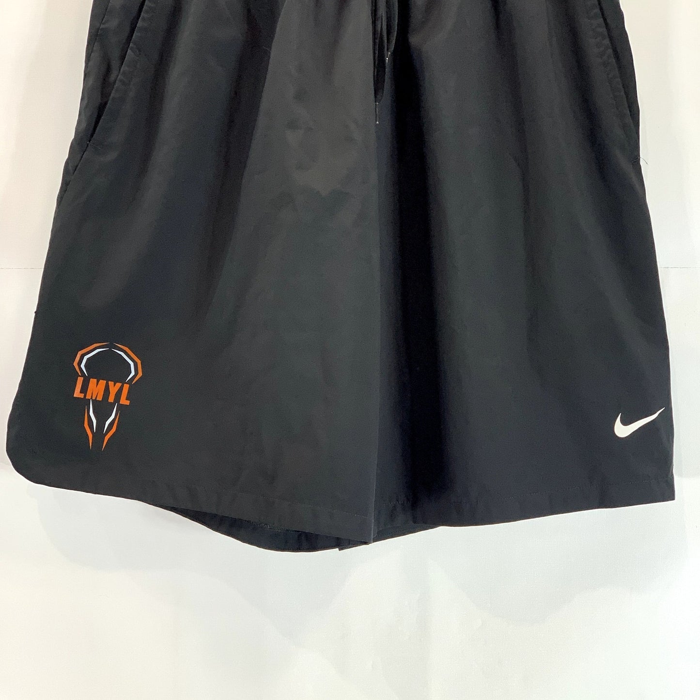 NIKE Men's Black Elasticized Drawstring Waist Dri-Fit Active Shorts SZ L