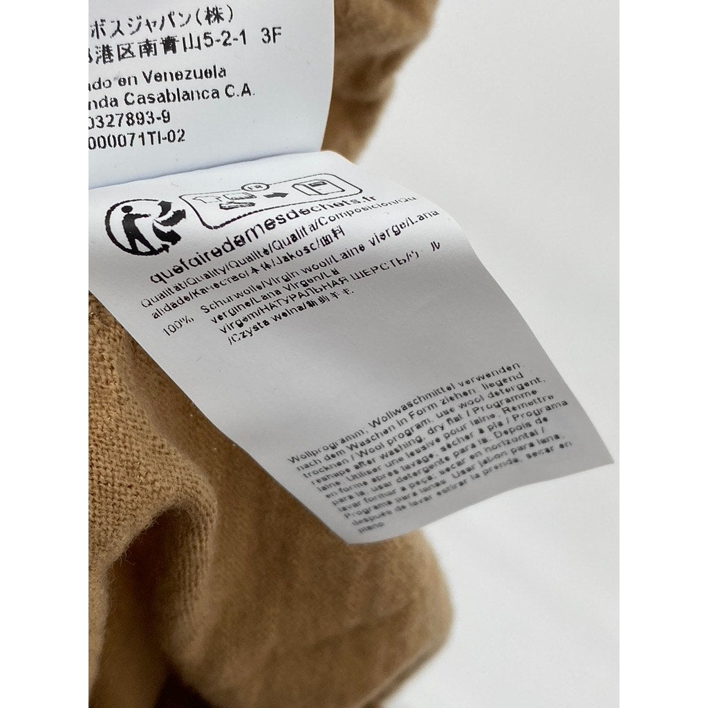 BOSS By Hugo Boss Men's Brown Knit Finest Italian Yarn Turtleneck Sweater SZ S