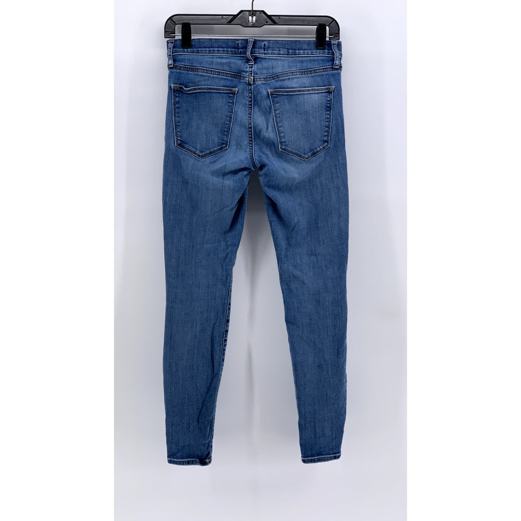 GAP Women's Short Medium Indigo Stretch True Skinny Jeans SZ 27