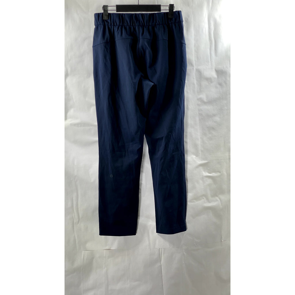LULULEMON Women's Navy Blue Drawstring Waist Pull-On Sweatpants SZ 6