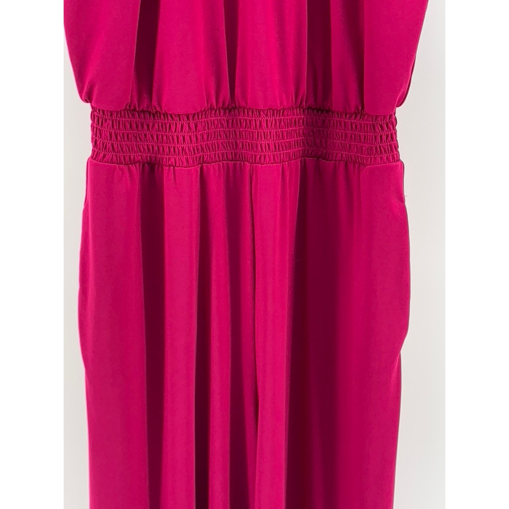 INC INTERNATIONAL CONCEPTS Women's Pink Halter Sleeveless Jumpsuit SZ M