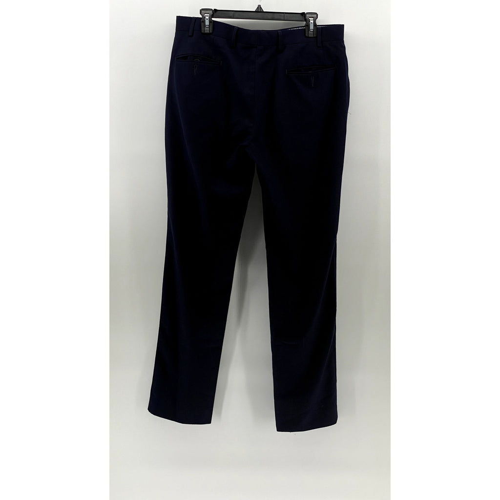 PARK AVENUE Women's Blue Straight-Leg Regular-Fit Pant SZ 36