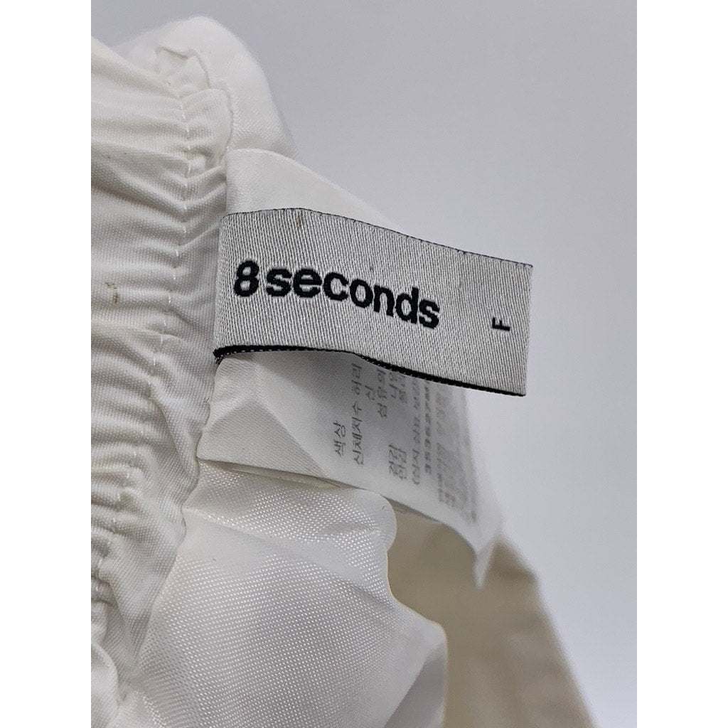 8 SECONDS Women's White A-Line Midi Skirt SZ F(OS)