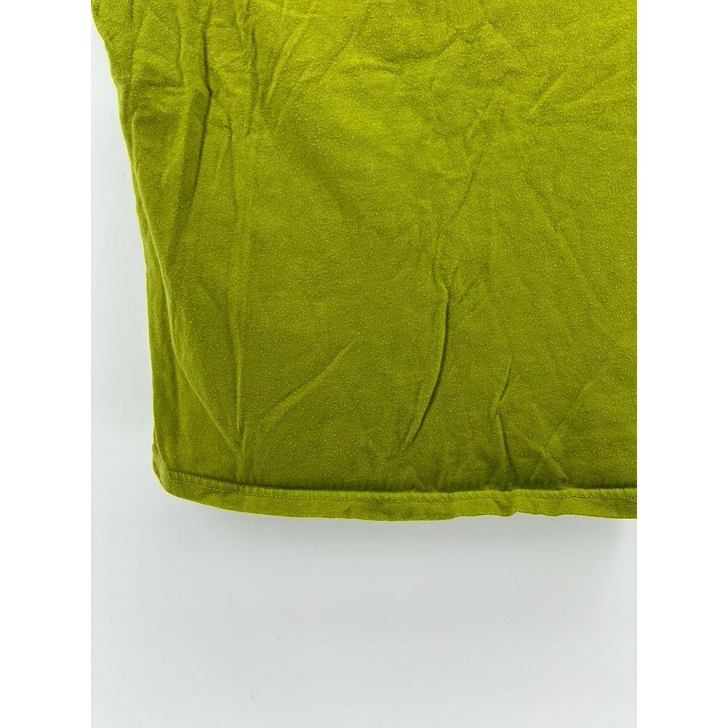 TARGET Women’s Green Spooky Graphic Crewneck Casual Short Sleeve Top SZ L