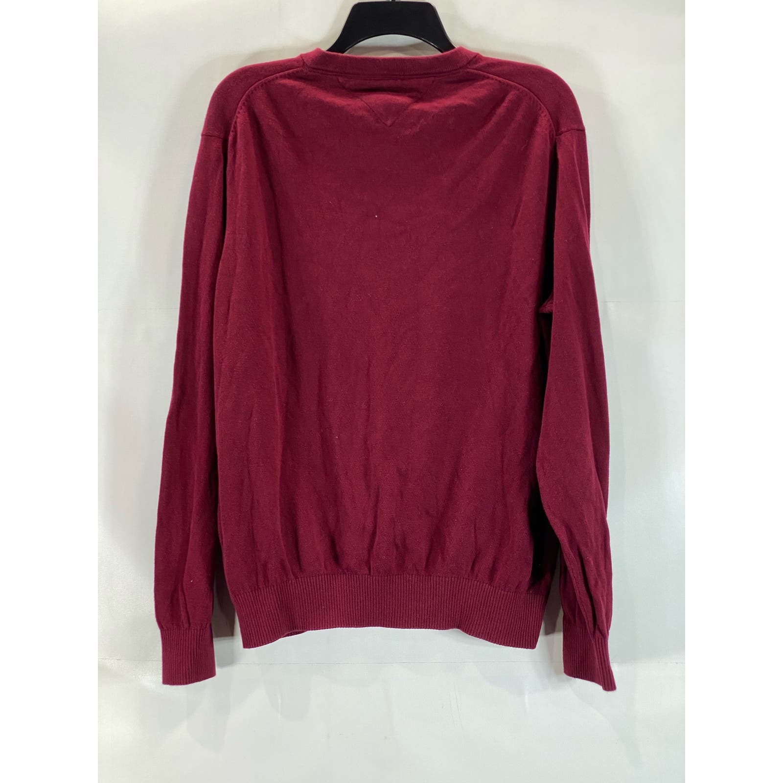 TOMMY HILFIGER Men's Sonoma Red V-Neck Pullover Sweater SZ L