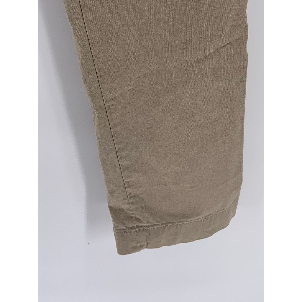 POLO RALPH LAUREN Men's Tan Stretch Straight Fit Pants SZ 34X34