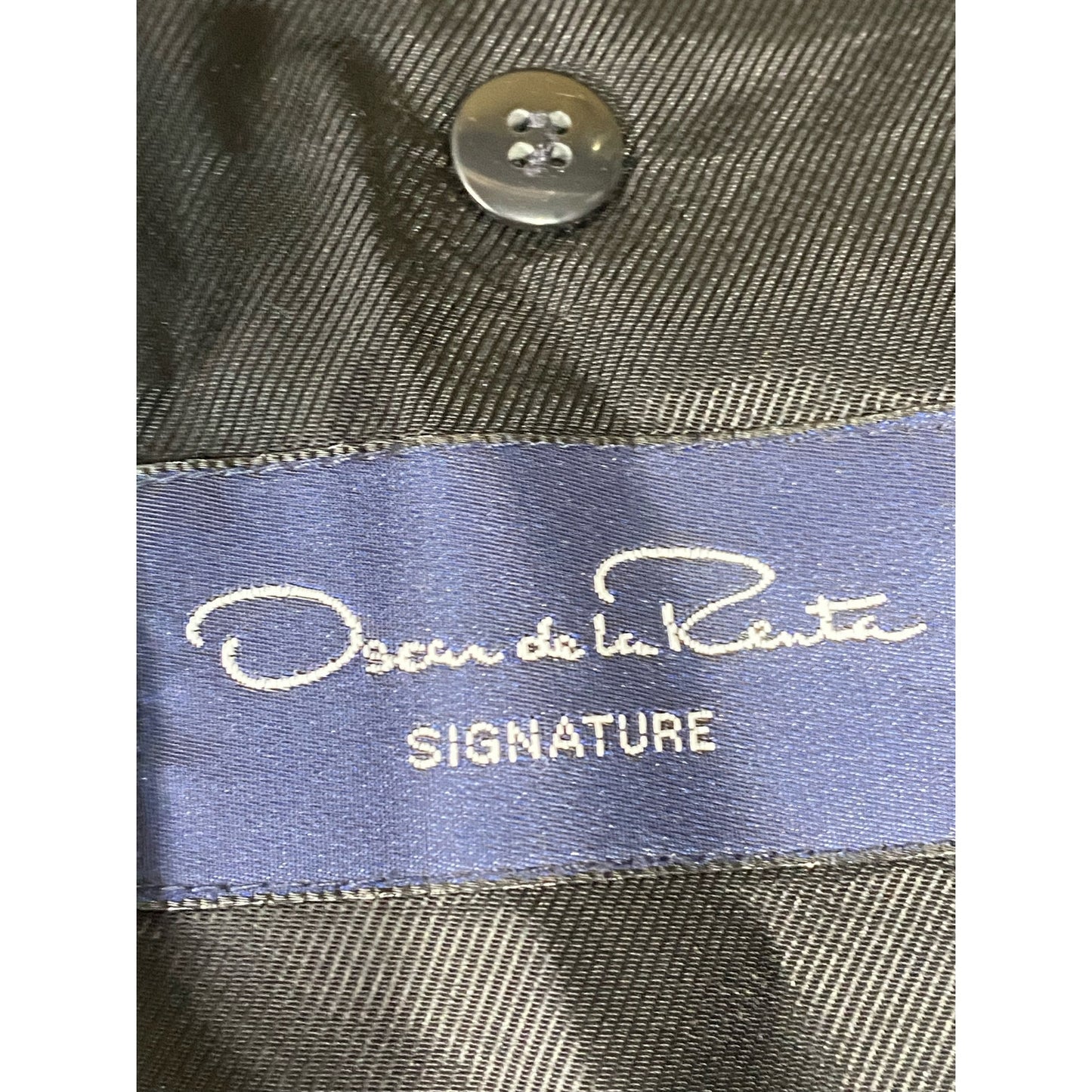 OSCAR DE LA RENTA Signature Men's Short Textured Two-Button Wool Blazer SZ 38S