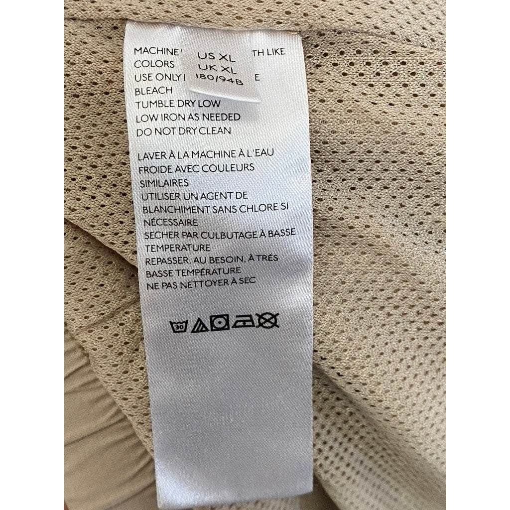 URBAN OUTFITTERS Men's Tan Mesh Lined Utility Shorts SZ XL