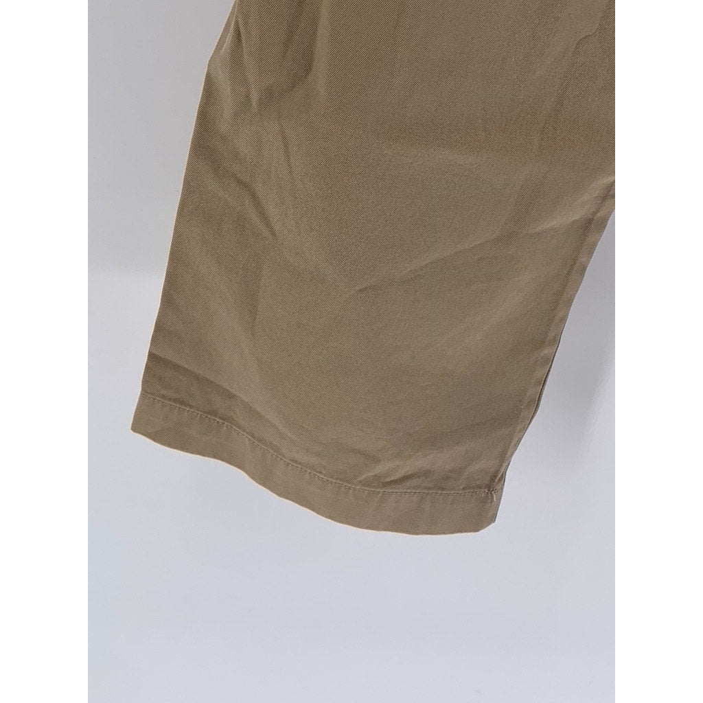 LANDS END Women’s Tan Solid Fit 2 Straight-Leg Chino Pants SZ 6