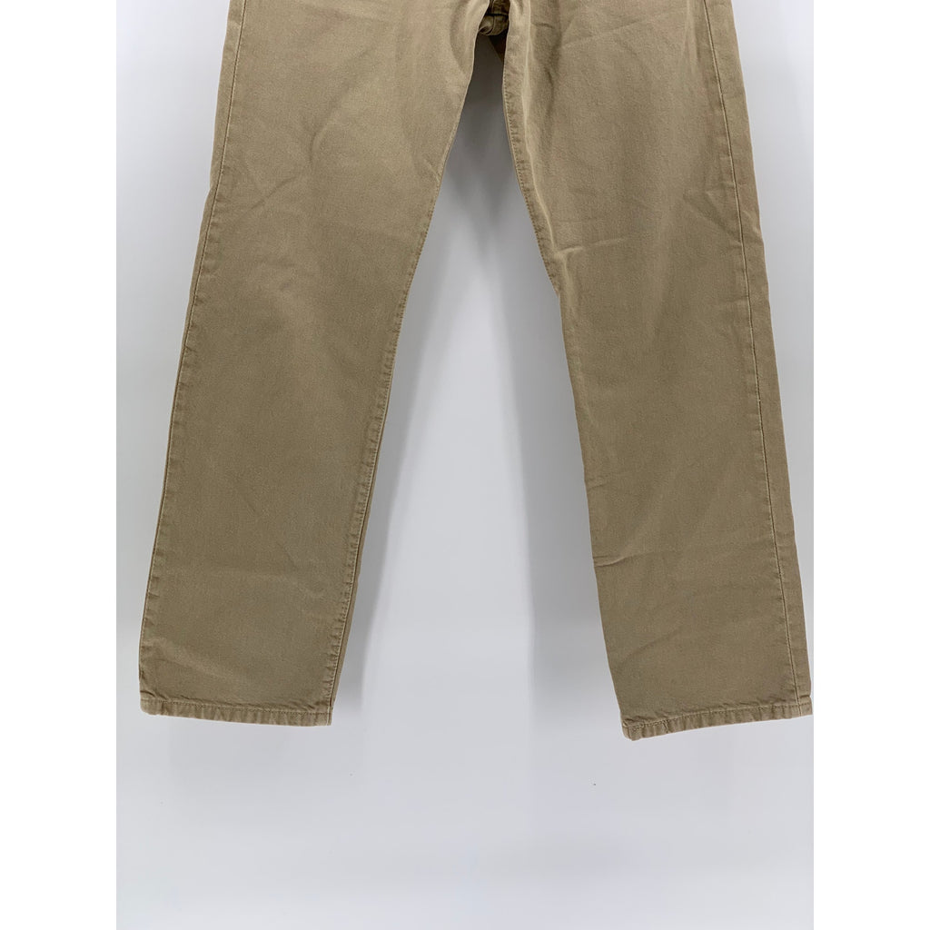 LEVI'S Men's Tan Denim Y2K 501 Regular Straight Leg Five-Pocket Jeans SZ 31X32
