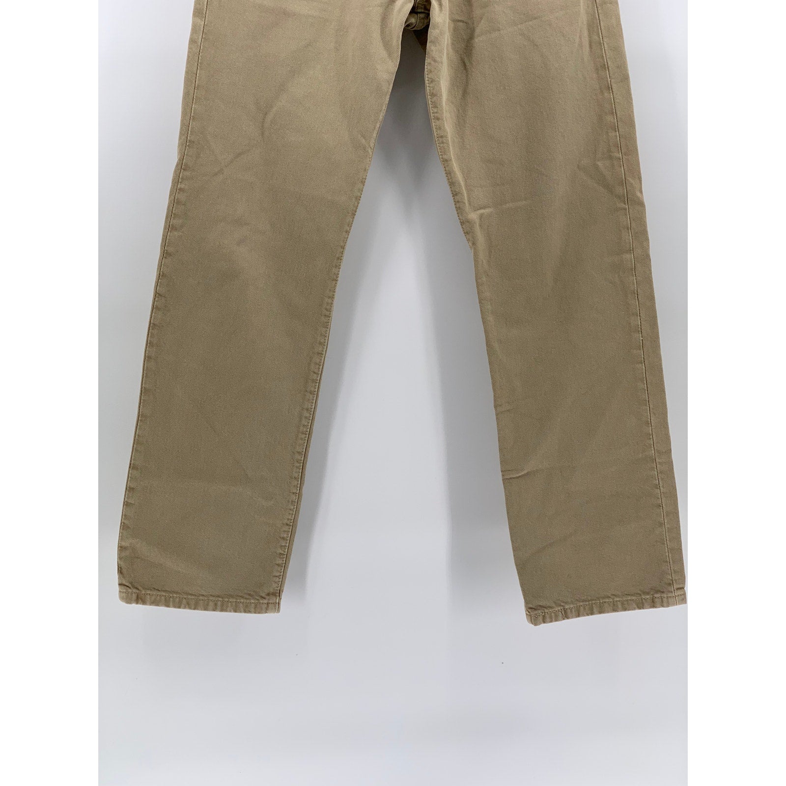 LEVI'S Men's Tan Denim Y2K 501 Regular Straight Leg Five-Pocket Jeans SZ 31X32