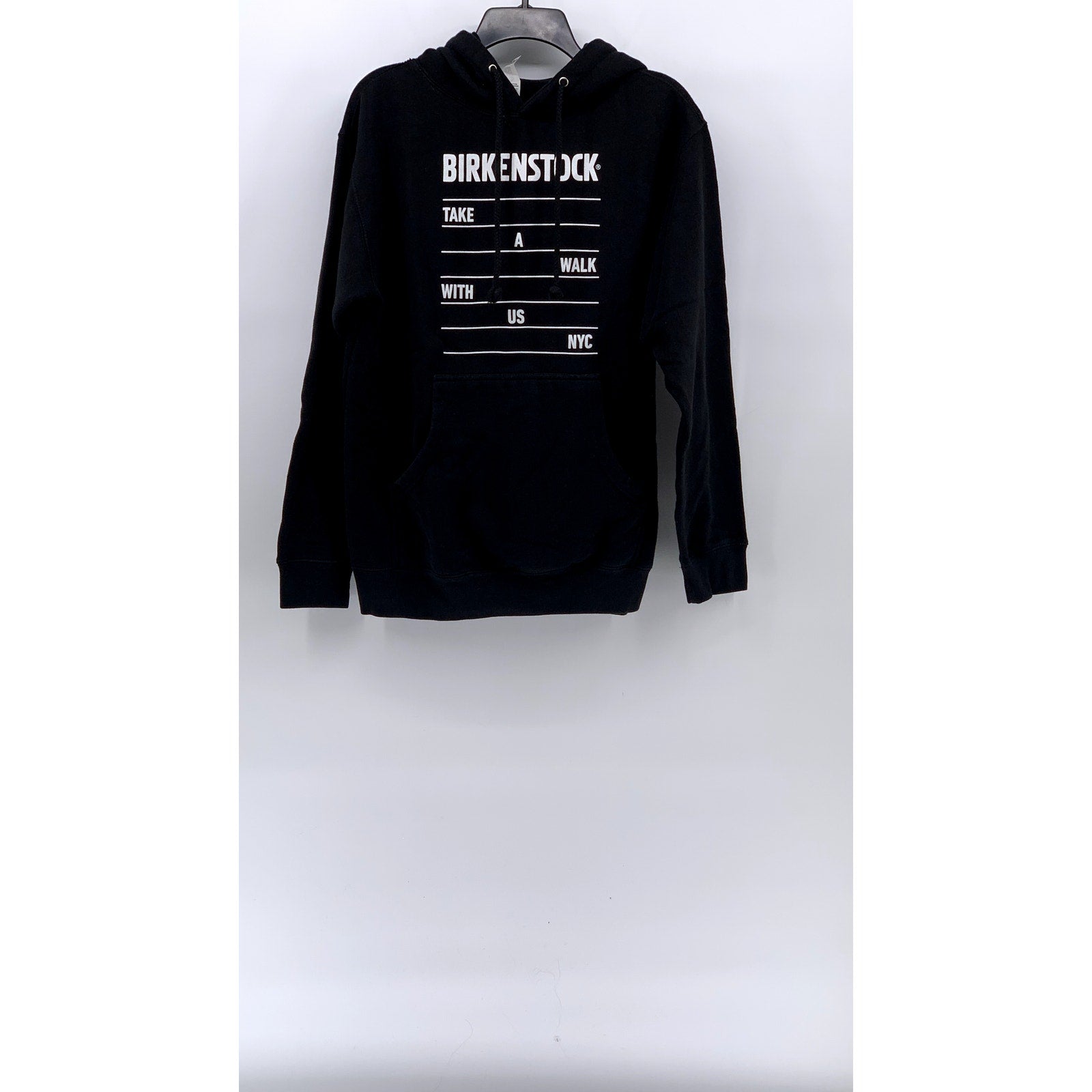 INDEPENDENT TRADING COMPANY Men's Black-White Birkenstock Logo Hoodie SZ S