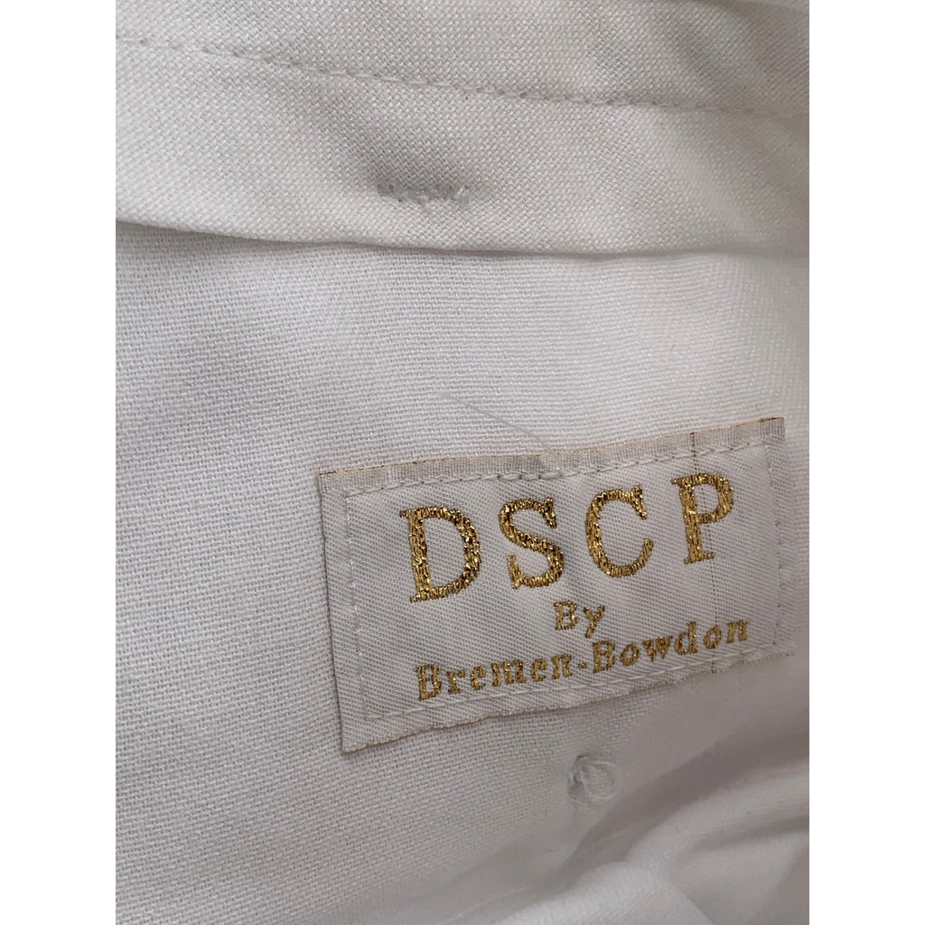 DSCP BY BREMEN BOWDON Men's White Solid Regular-Fit Wide-Leg Pants SZ 34