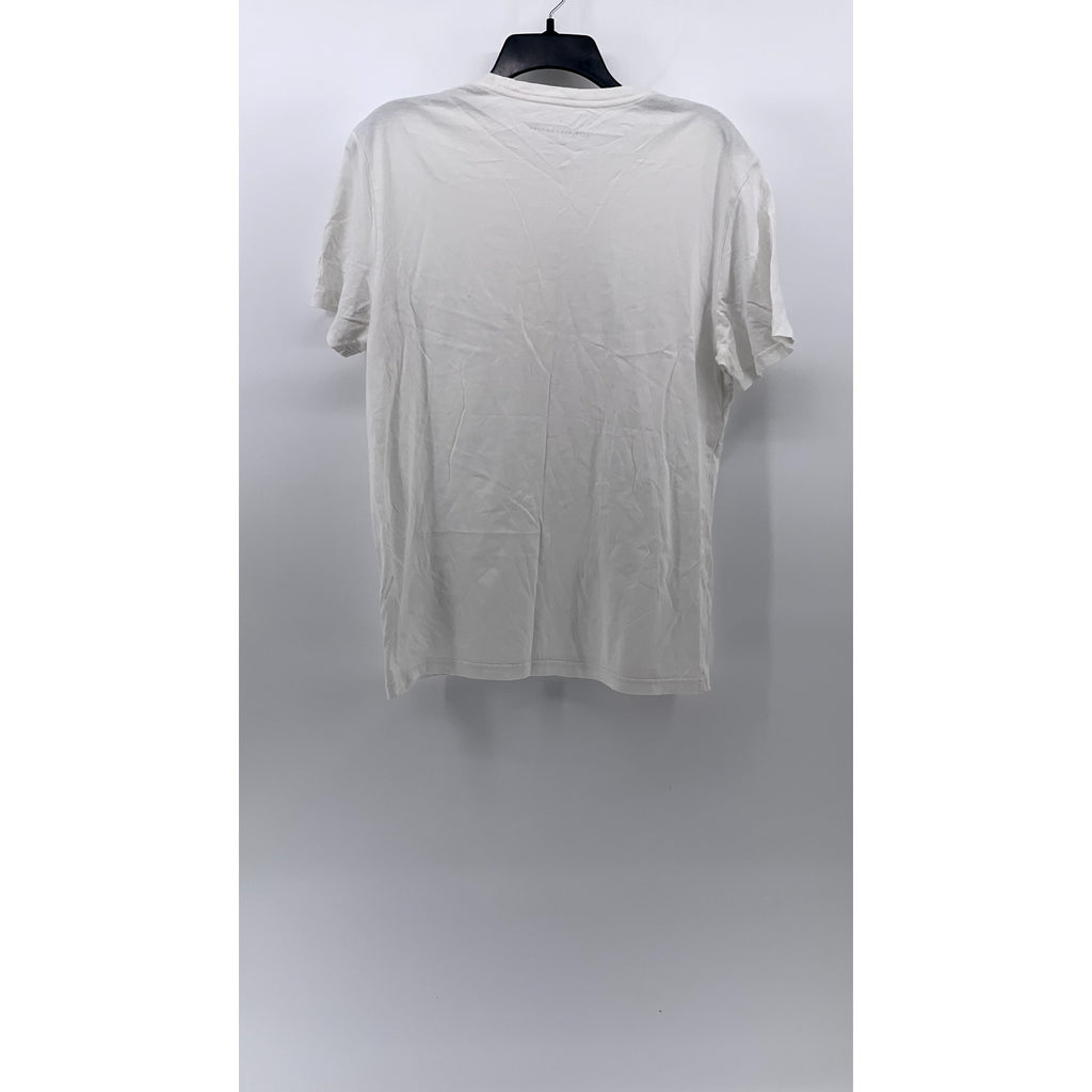 EVERLANE Men's White Organic Cotton Crewneck Short Sleeve Uniform T-Shirt SZ M