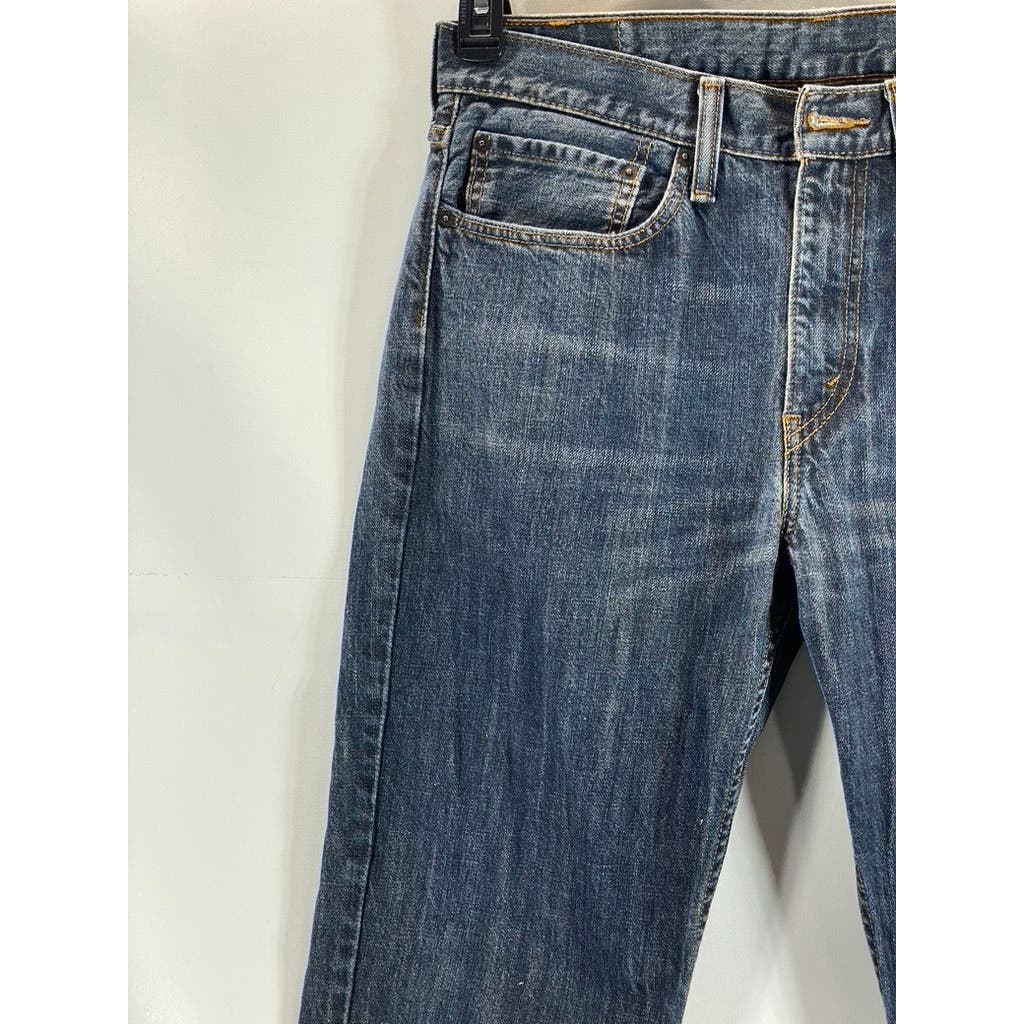 LEVI'S Men's Medium Wash Stretch 514 Straight Fit Five-Pocket Jeans SZ 34X30