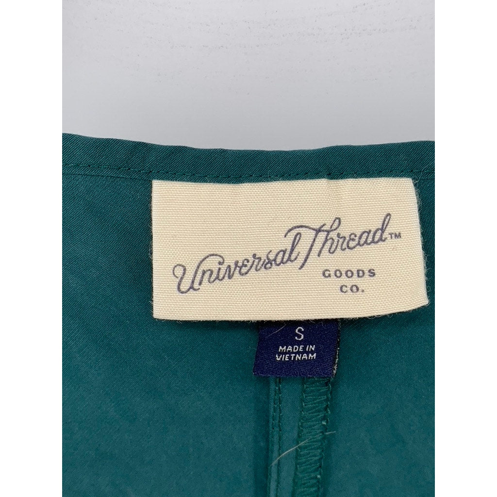 UNIVERSAL THREADS Women's Green Scoop-Neck Midi Dress SZ S
