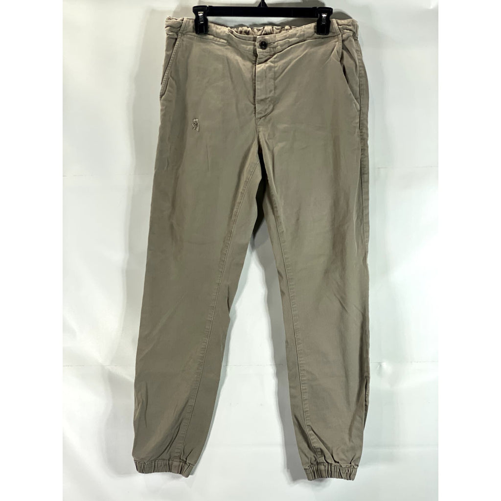 AG ADRIANO GOLDSCHMEID Women's Beige Caden Elastic Waistband Jogger Jeans SZ 33R