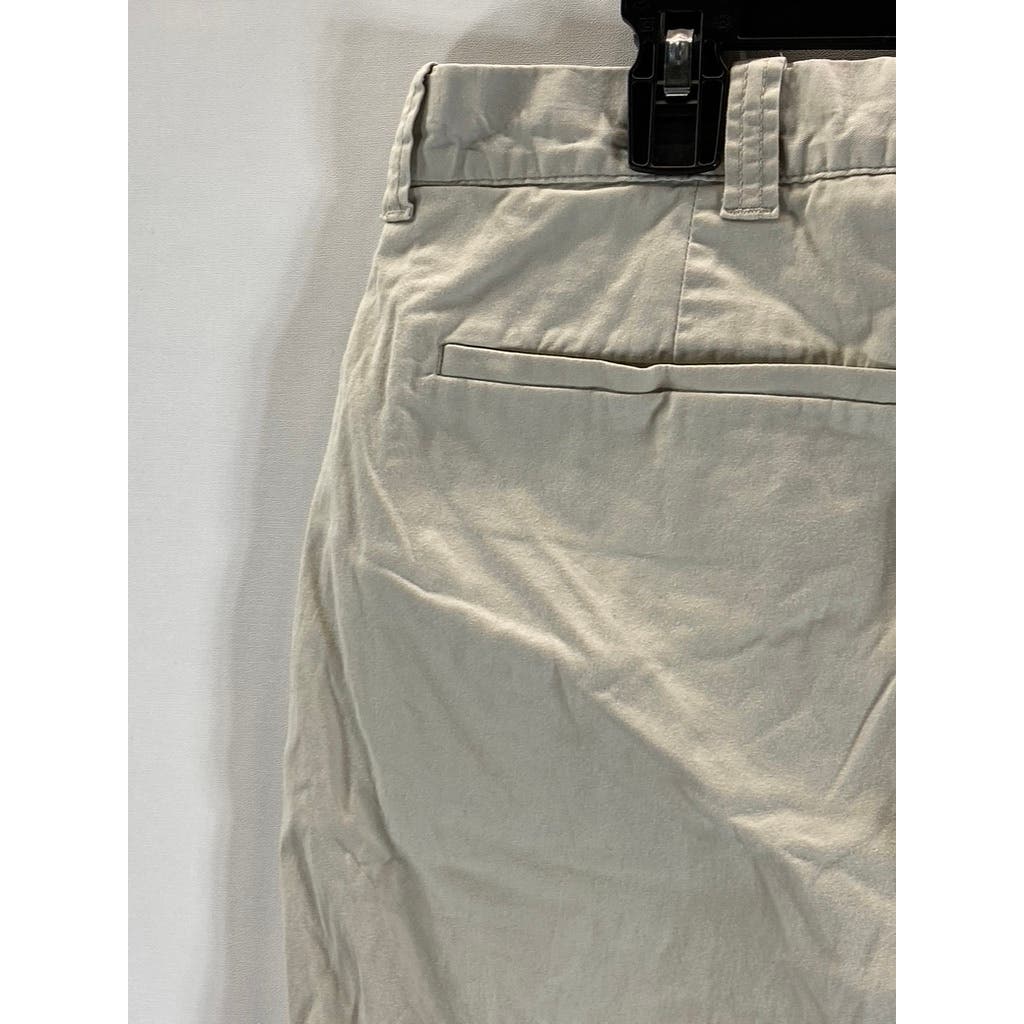 J. CREW Men's Beige Stretch 10.5" Chino Shorts SZ 33