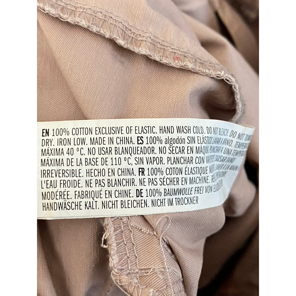 GREY LAB LOS ANGELES Women's Blush Pink Pleated Wide-Leg Pant SZ XS