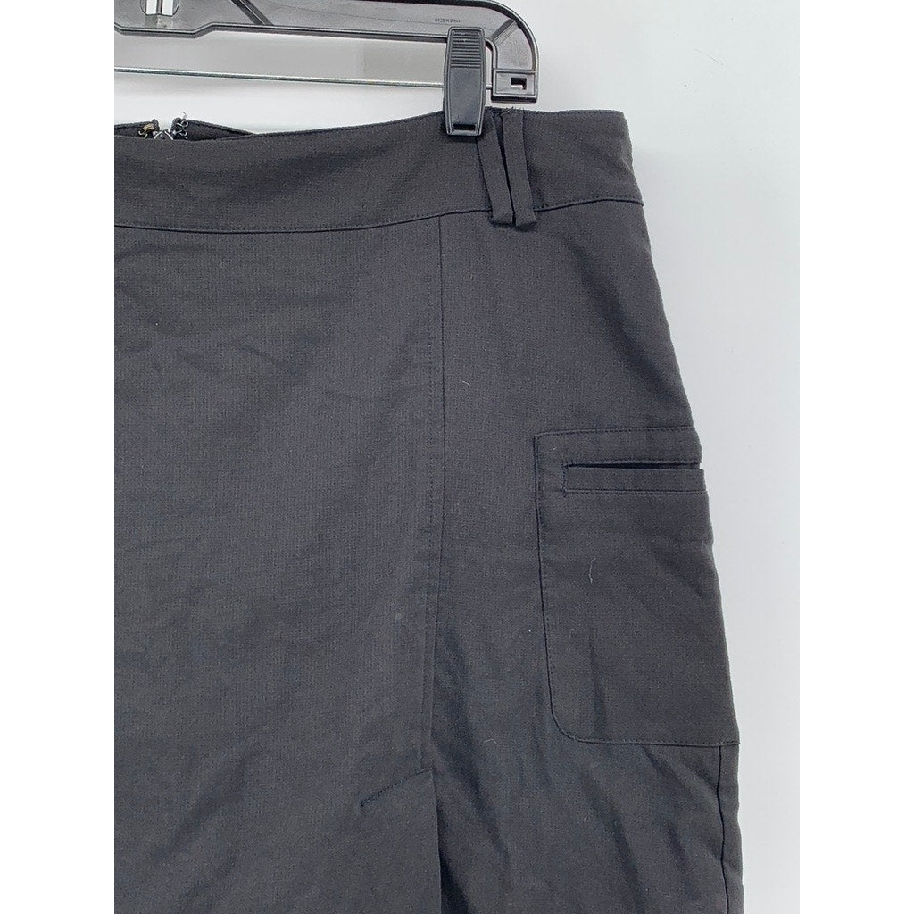 PUMA Women's Black Dry-Cell Straight Active Mini Skort SZ 12