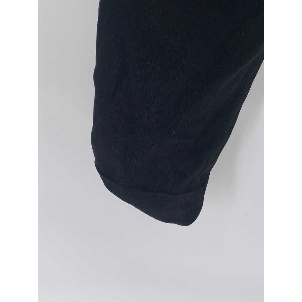 BANANA REPUBLIC Men's Black Solid Modern-Fit Wool Straight-Leg Pants SZ 33X32