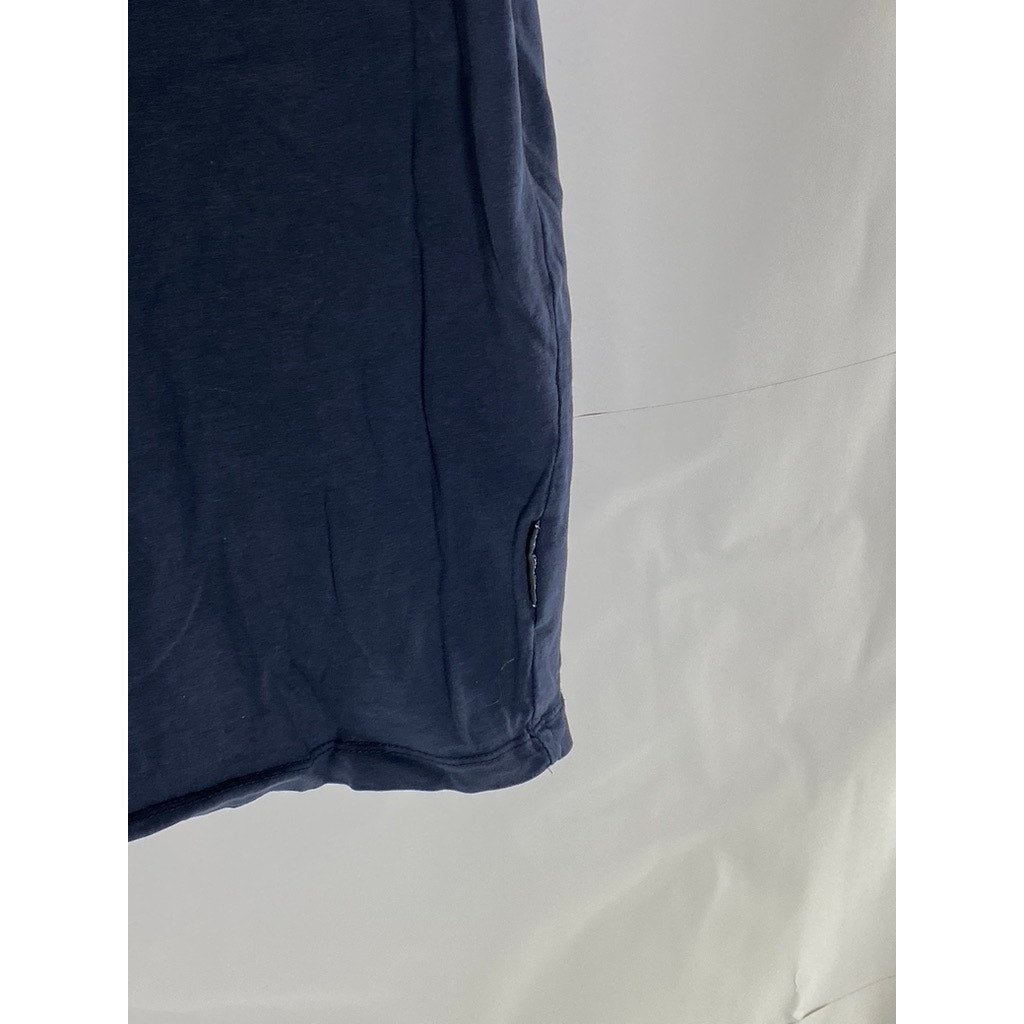 THE ROADSTER LIFE CO. Women's Navy-Orange "RDSTR" Logo Short Sleeve Top SZ L