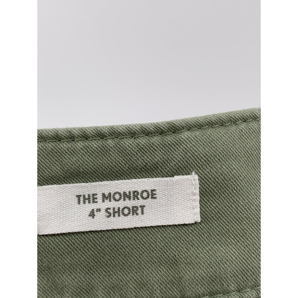 LOFT Women's Petite Olive Green Monroe Casual 4" Chino Shorts SZ 00P