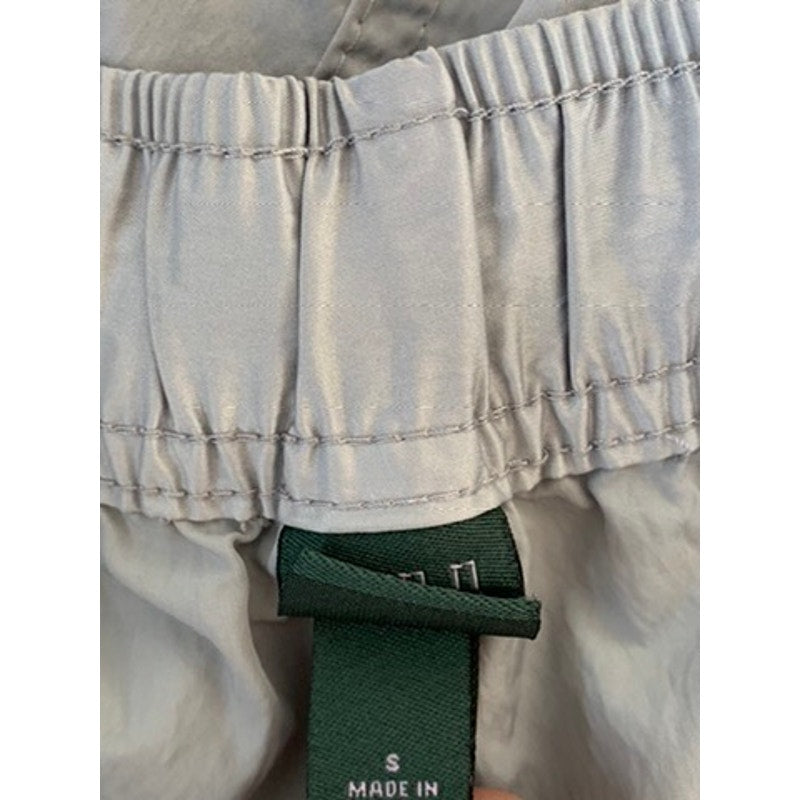 WILD FABLE Women's Light Gray Elastic Waist Bungee-Hem Pull-On Pants SZ S