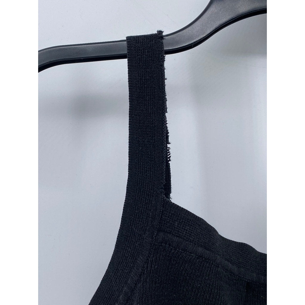 INC INTERNATIONAL CONCEPTS Women’s Black Knit Square-Neck Tank Top SZ XL