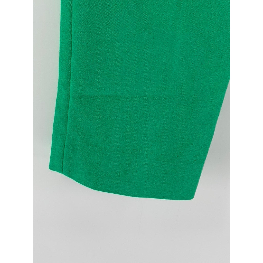 EXPRESS Women's Green Regular-Fit Editor Straight-Leg Pants SZ 00R