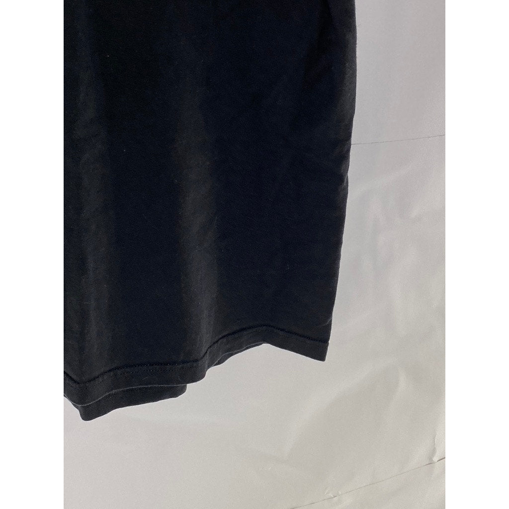 LIFEWEAR Men's Black " Stomp Out Slumlords" Graphic Short Sleeve T-Shirt SZ L