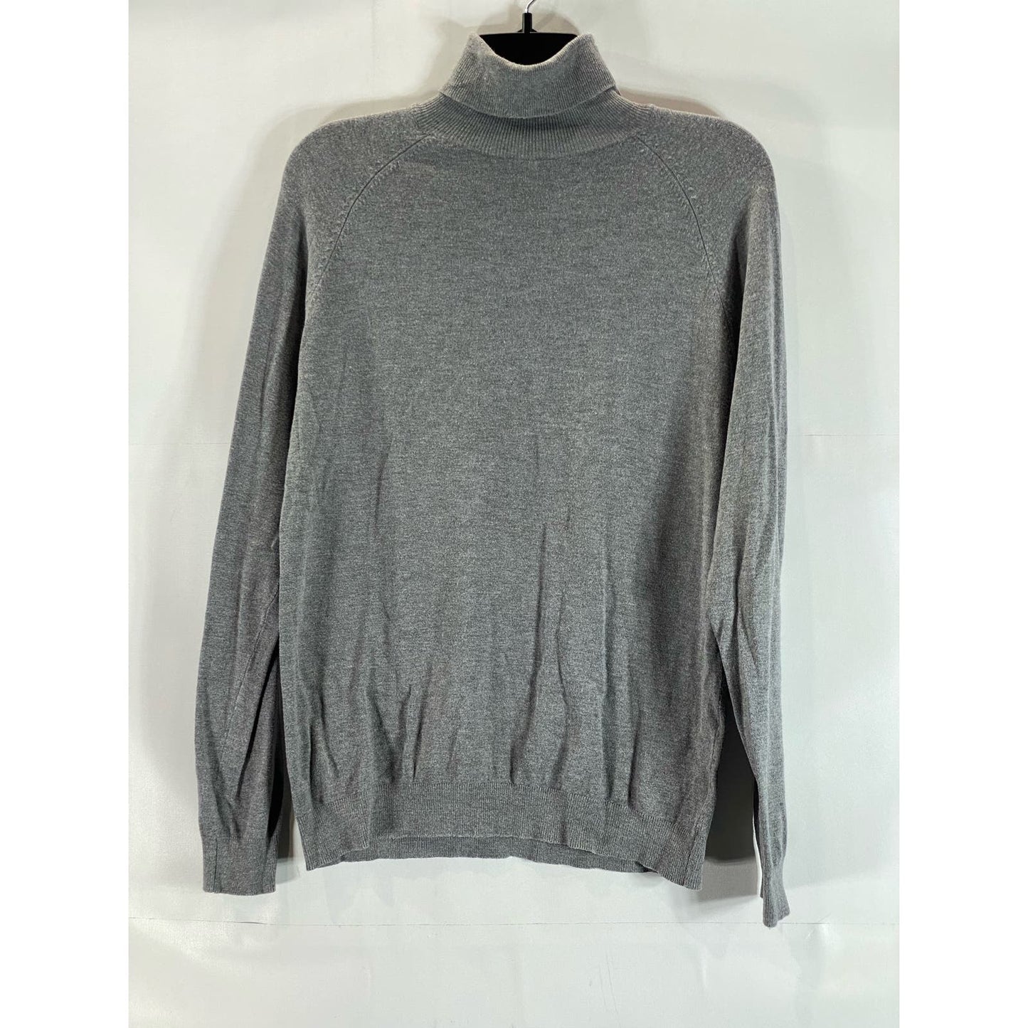 ZARA Men's Light Gray Knit Turtleneck Pullover Sweater SZ M