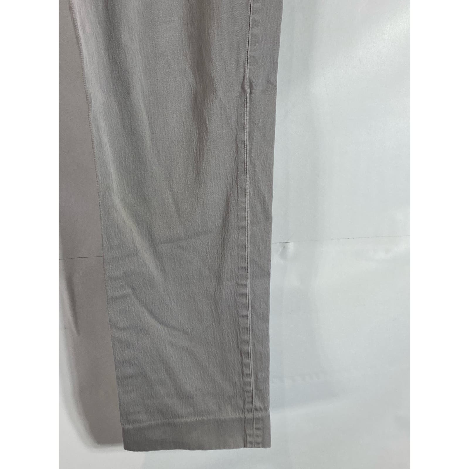 J. CREW Men's Grey Slim-Fit Bowery Stretch Flat Front Dress Pant SZ 33x32