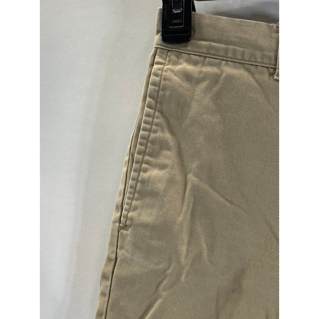 J. CREW Men's Tan Reade Stretch Four-Pocket 7" Chino Shorts SZ 32