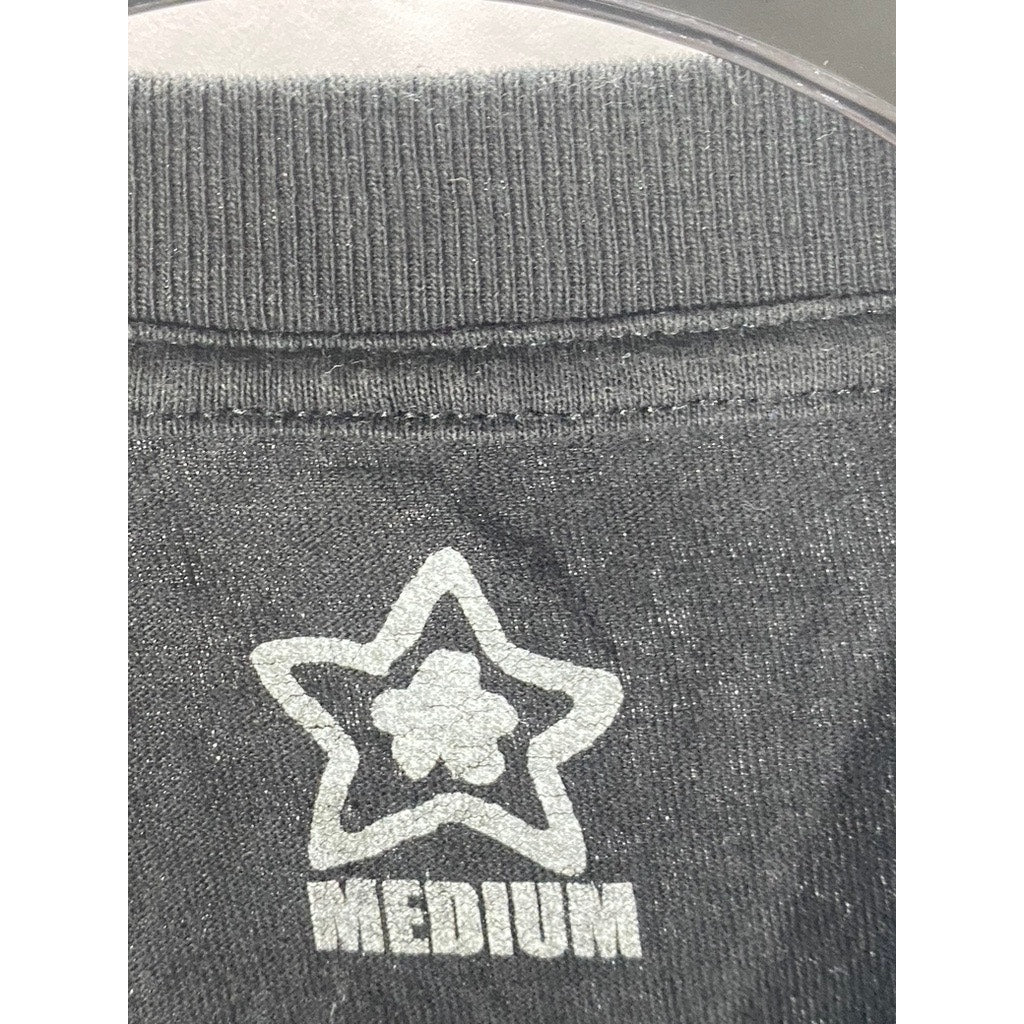 KATSU X STAR Men's Black Crewneck Short Sleeve Graffiti Graphic T-Shirt SZ M