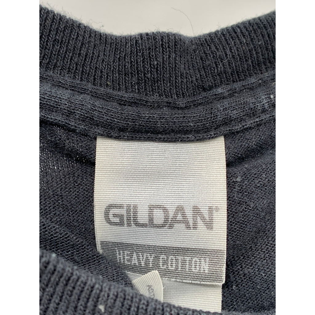 GILDAN Mne's  Black Crewneck Next Level Nets Playoff Short Sleeve T-Shirt SZ XL