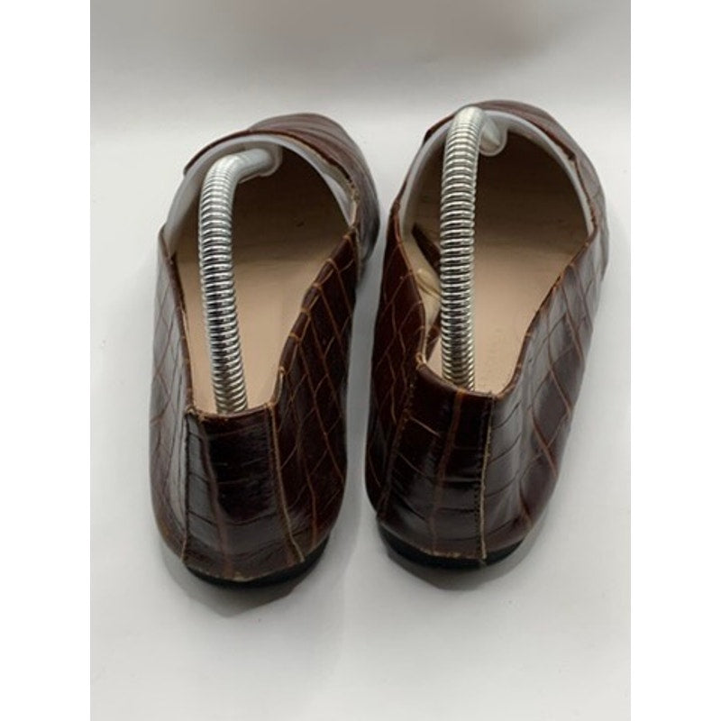 ZARA Basic Collection Women's Brown Snake Print Loafers SZ 39