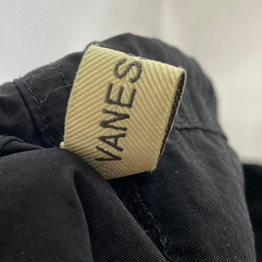 VANESSA LAB Women's Black Solid Drawstring Straight Leg Tech Pant SZ L