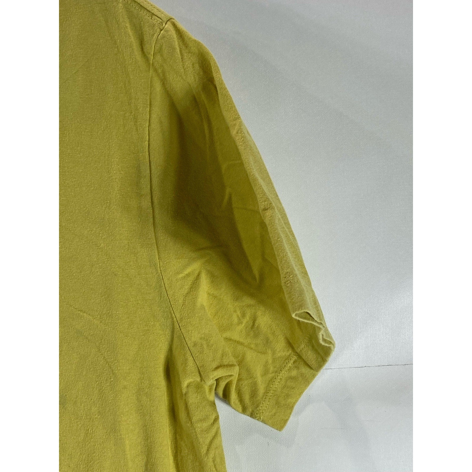 NIKE Men's Yellow Crewneck Grow Your Sole Graphic Short Sleeve T-Shirt SZ L