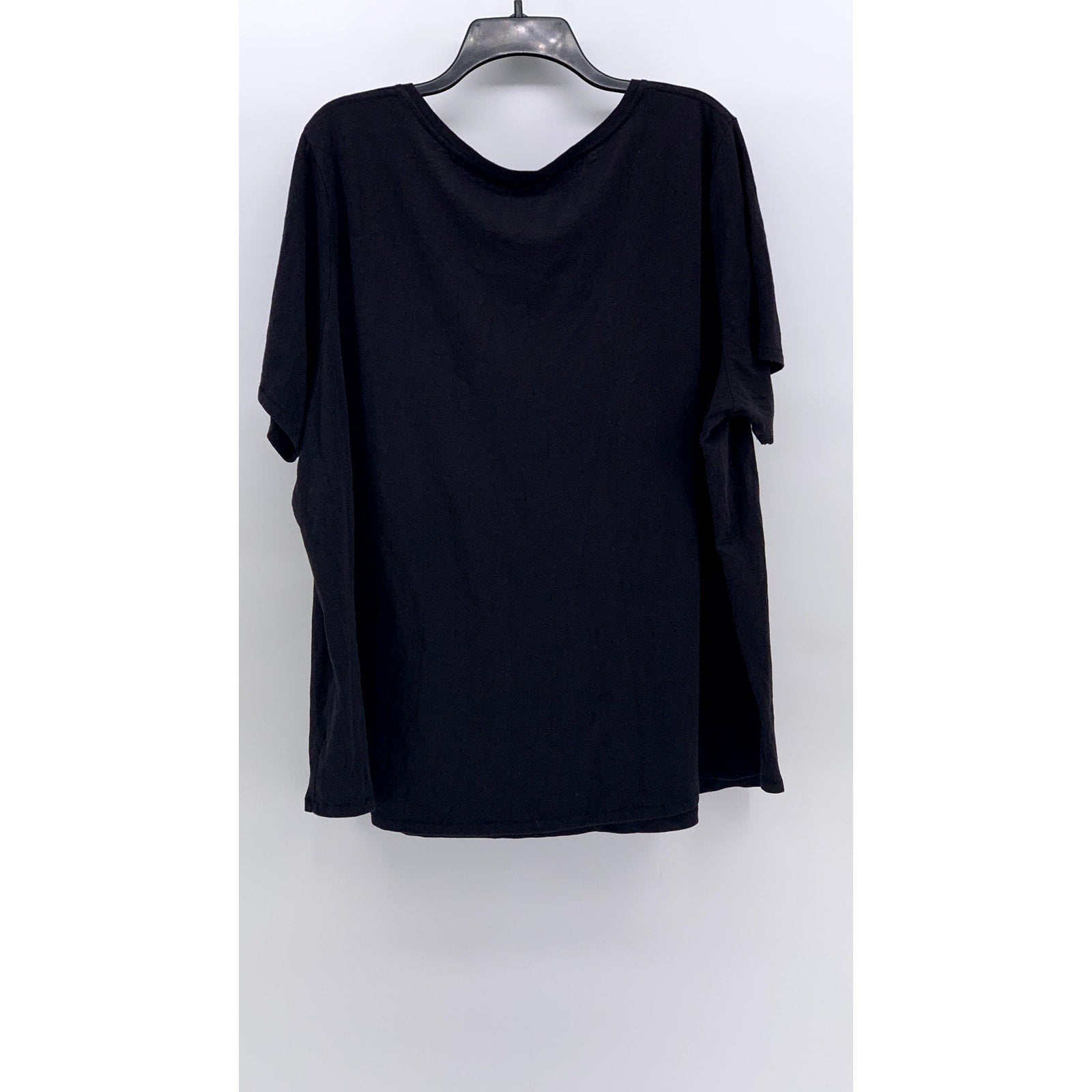 SONOMA GOODS FOR LIFE Women's Plus Black V-Neck Everyday Tee SZ 2X