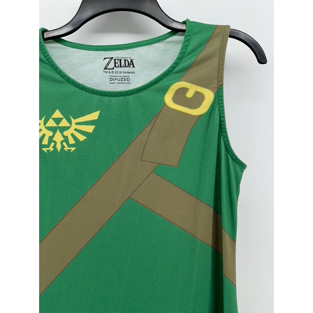THE LEGEND OF ZELDA Women's Green Sleeveless Costume Dress SZ XL
