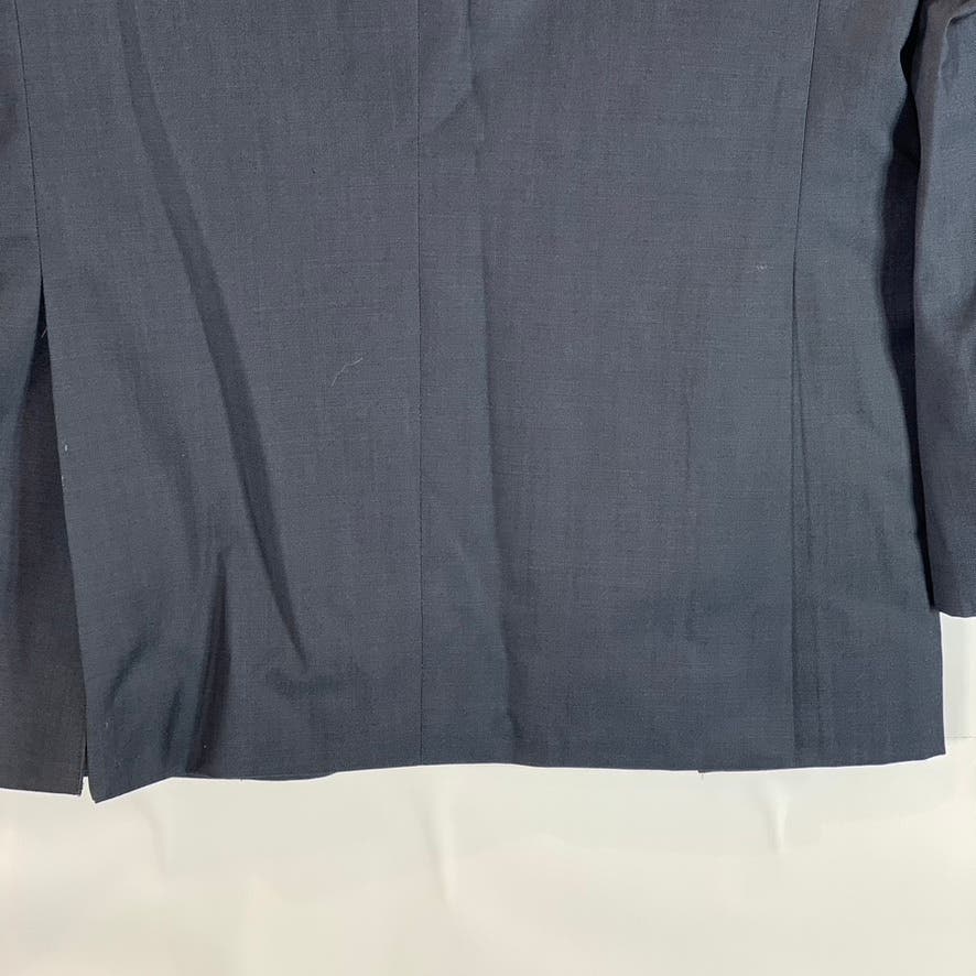 PRONTO UOMO Men's Black Super 100's Wool Two Button Blazer SZ 35 Short